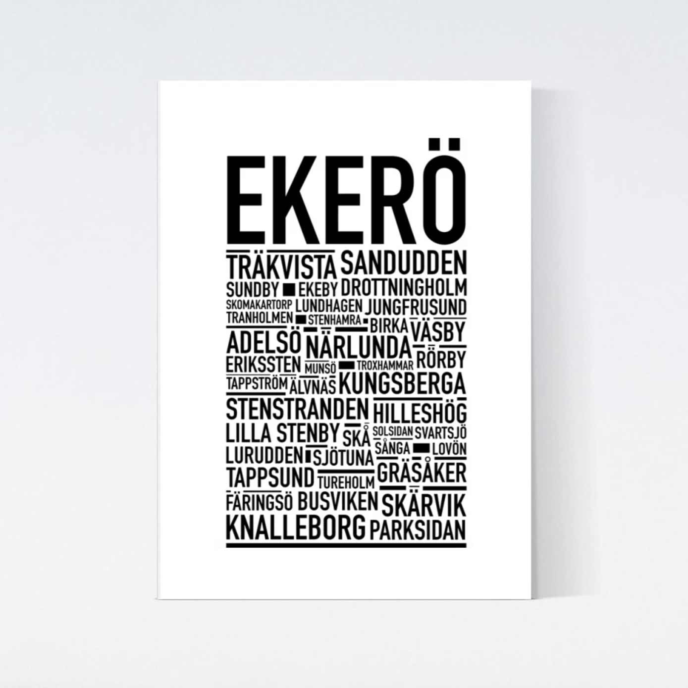 Ekerö Text Poster