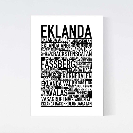 Eklanda Text Poster