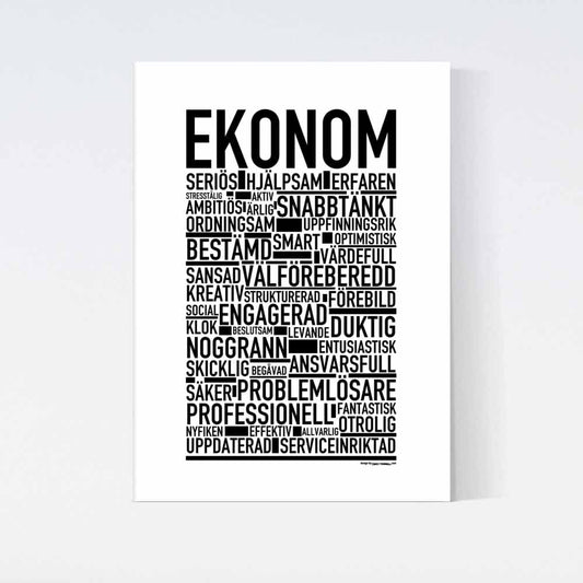 Ekonom Text Poster