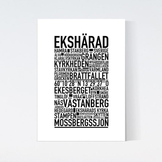 Ekshärad Text Poster