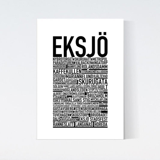 Eksjö Text Poster
