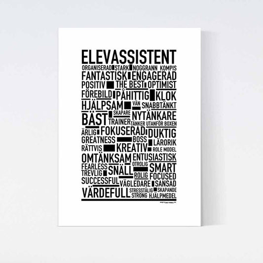 Elevassistent Text Poster