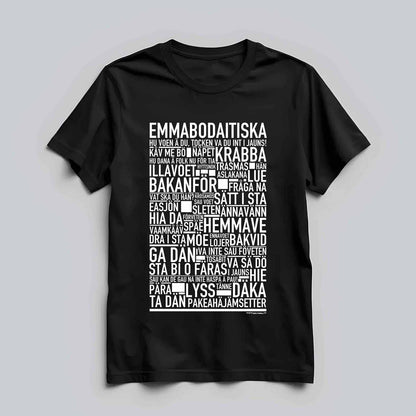 Emmabodaitiska Dialekt Text T-shirt