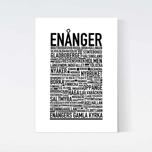 Enånger Text Poster