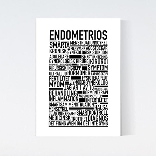 Endometrios Text Poster