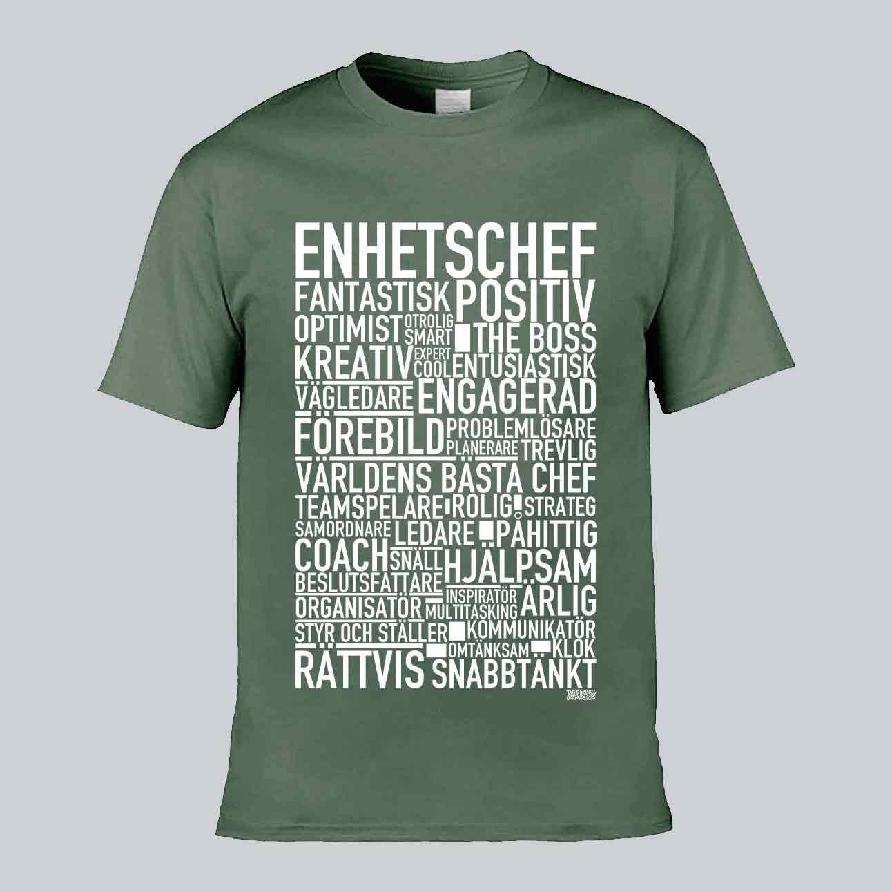Enhetschef Text T-shirt
