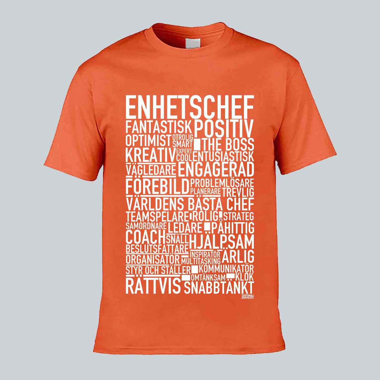 Enhetschef Text T-shirt