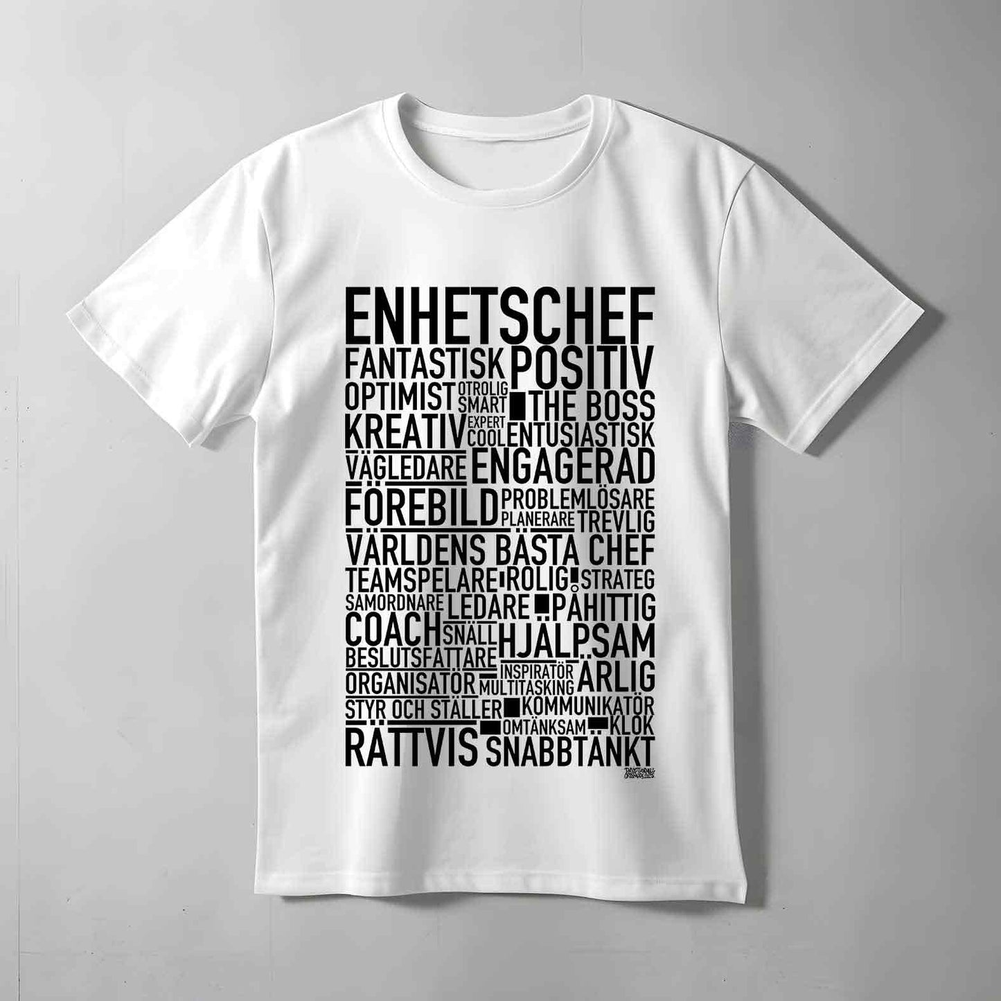 Enhetschef Text T-shirt