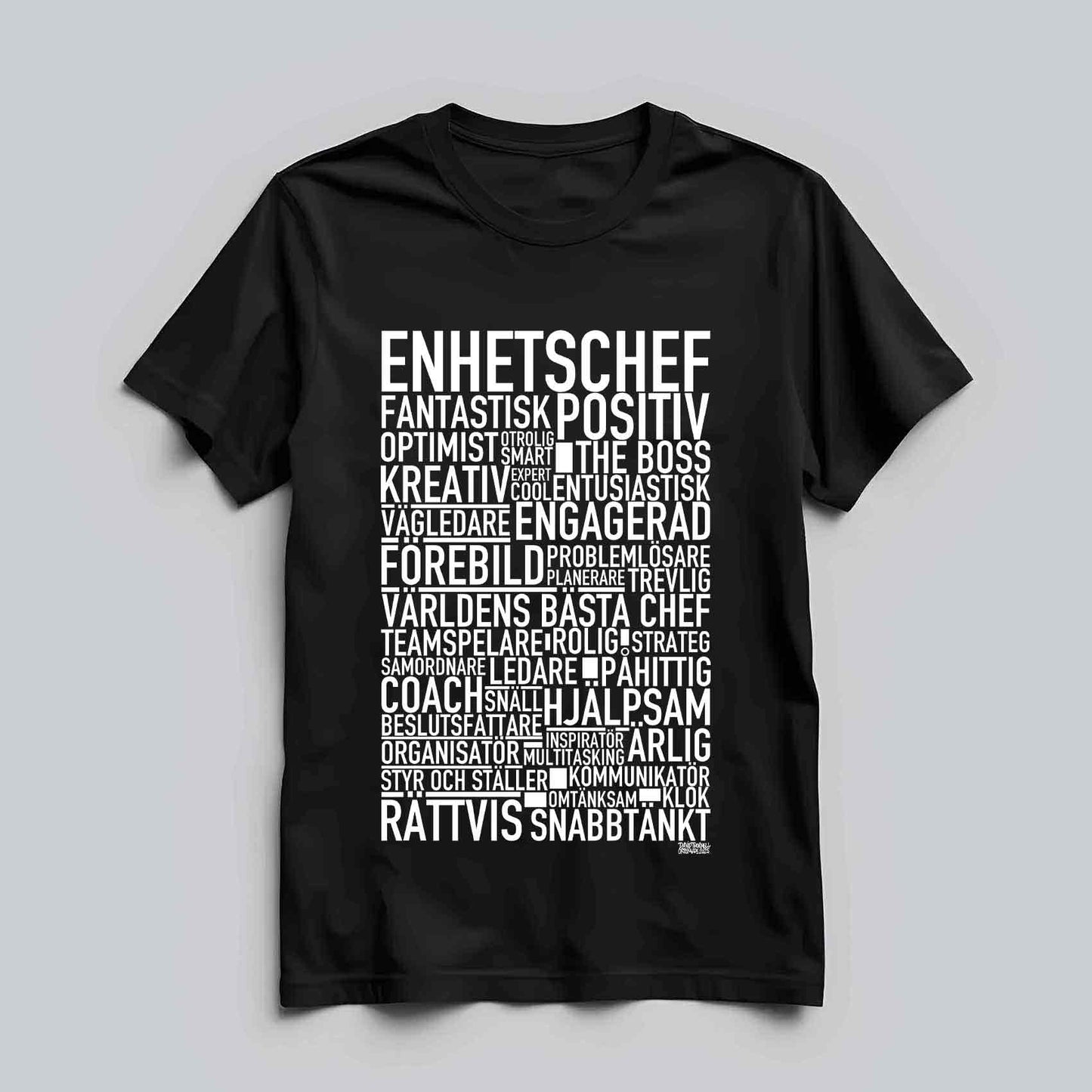 Enhetschef Text T-shirt