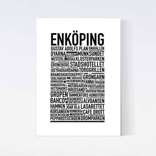 Enköping Text Poster