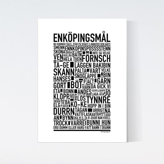 Enköpingsmål Dialekt Text Poster