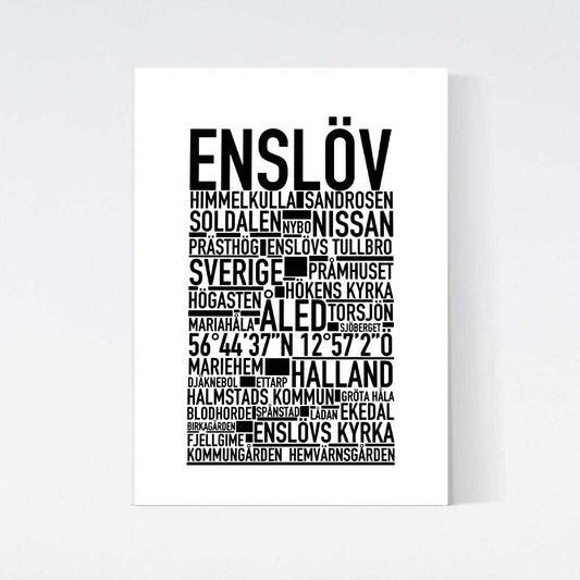 Enslöv Text Poster