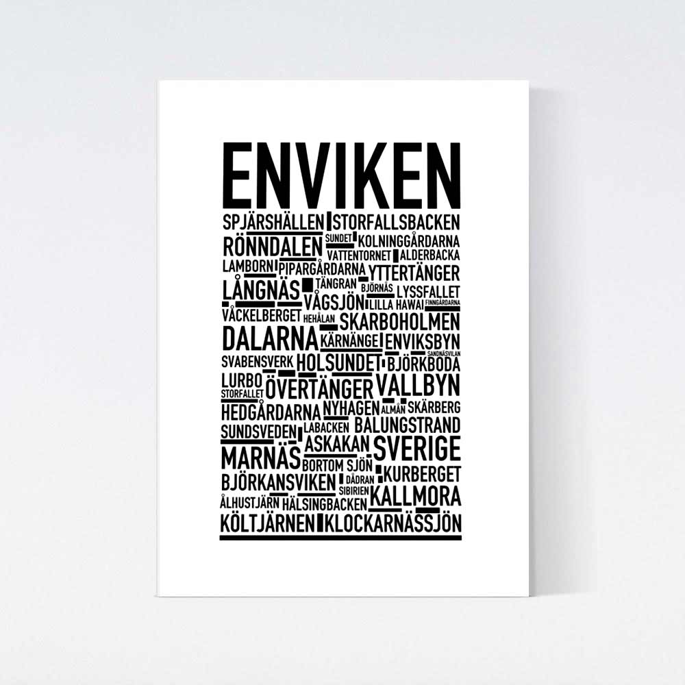Enviken Text Poster
