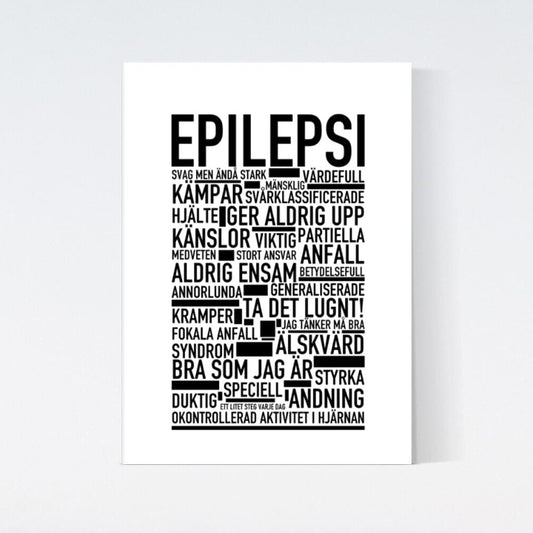 Epilepsi Text Poster