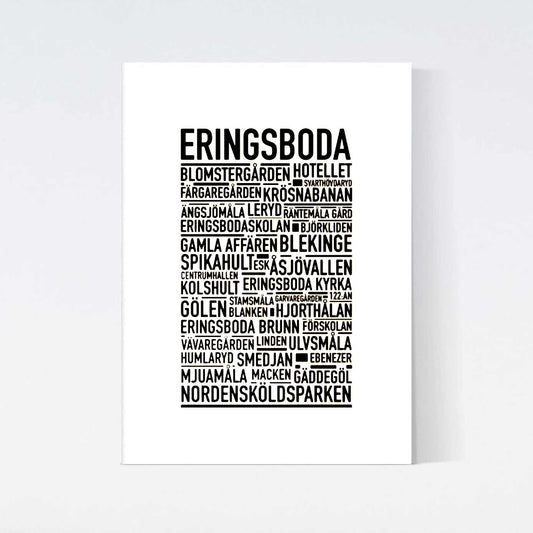 Eringsboda Text Poster