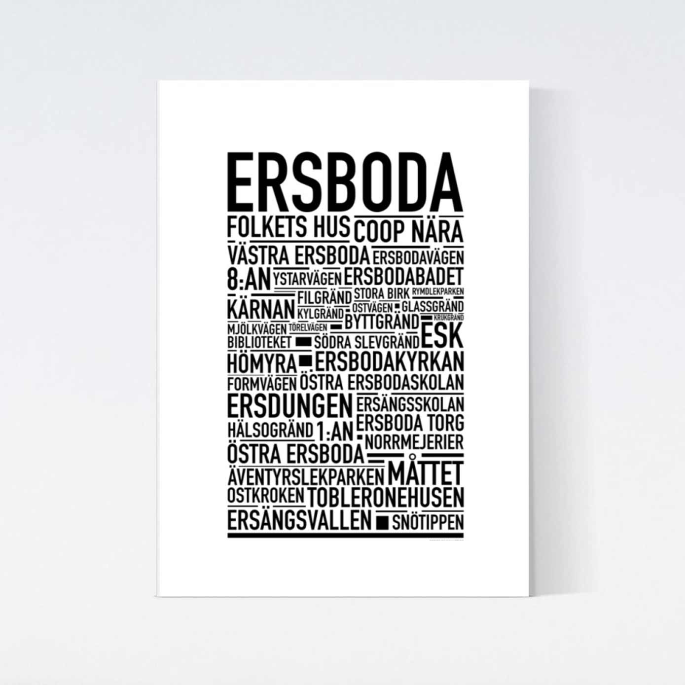 Ersboda Text Poster