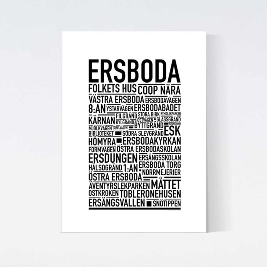Ersboda Text Poster