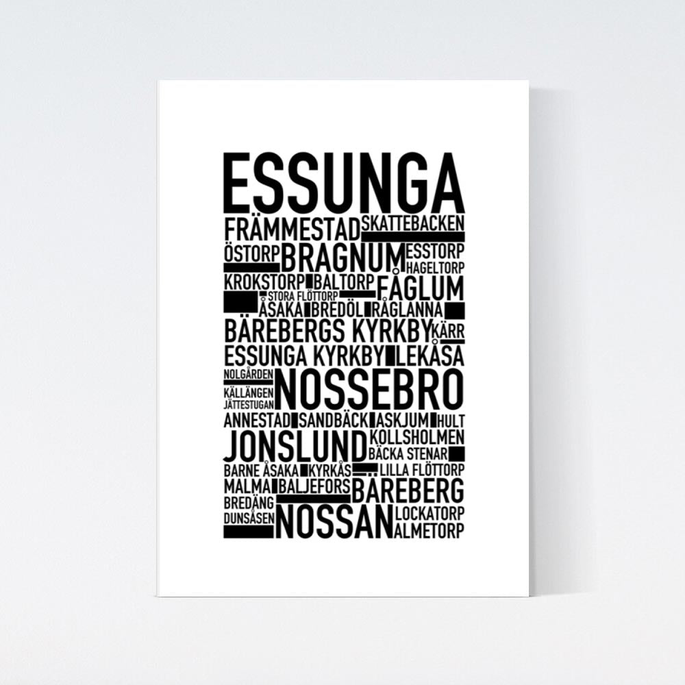 Essunga Text Poster