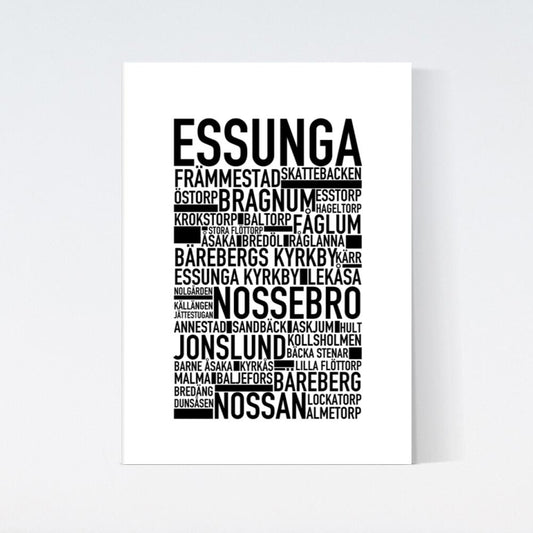 Essunga Text Poster