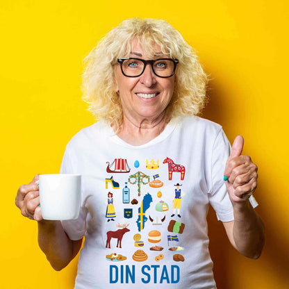 Din Stad Svenska Klassiker T-shirt