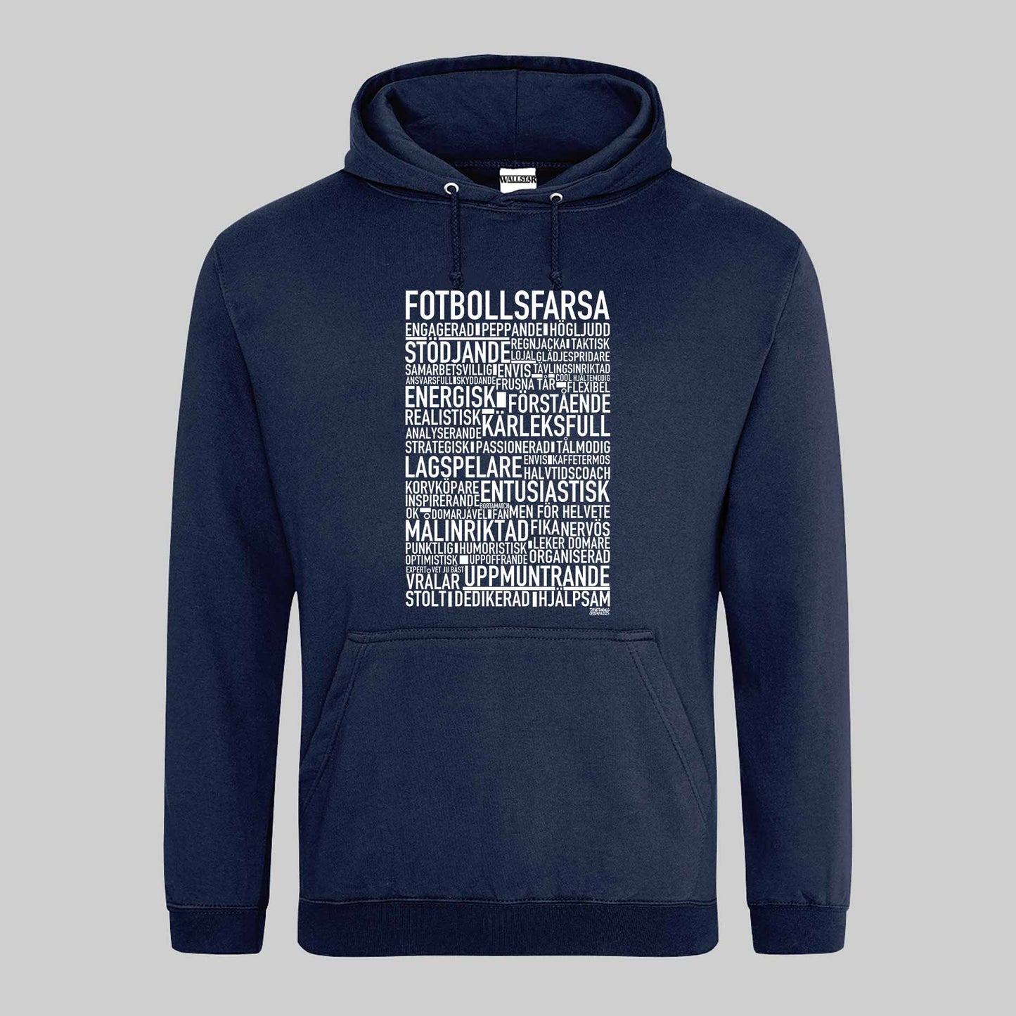 Fotbollsfarsa Text Hoodie