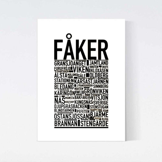 Fåker Text Poster