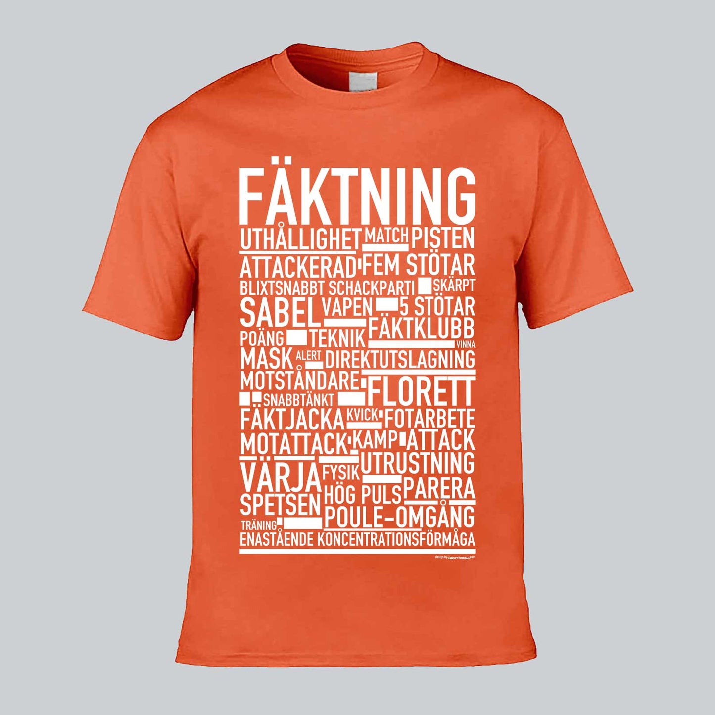 Fäktning Text T-shirt