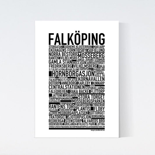 Falköping Text Poster