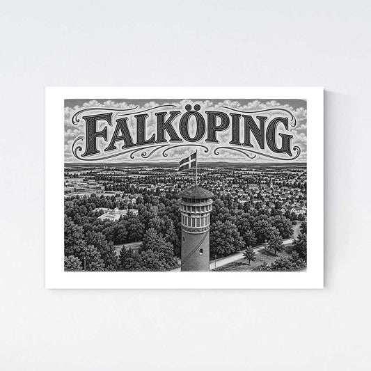 Falköping Nostalgi Poster