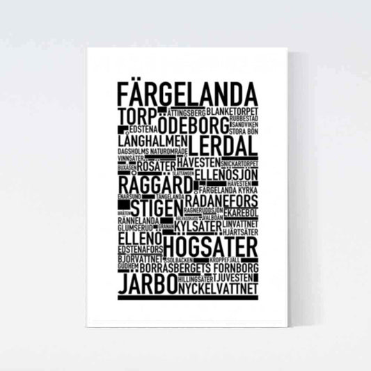 Färgelanda Poster
