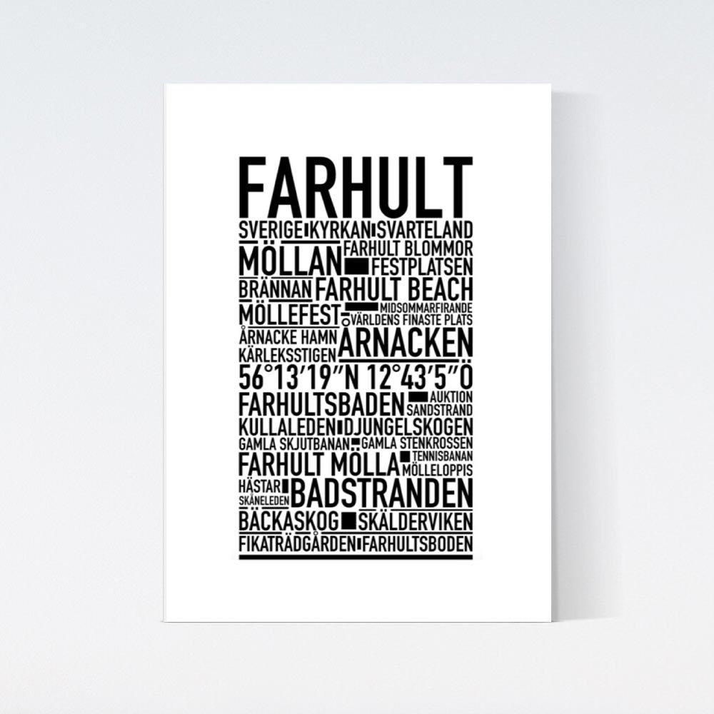 Farhult Text Poster