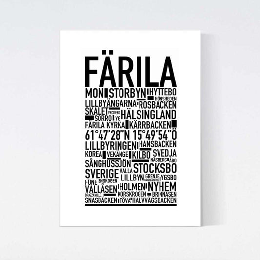 Färila Text Poster
