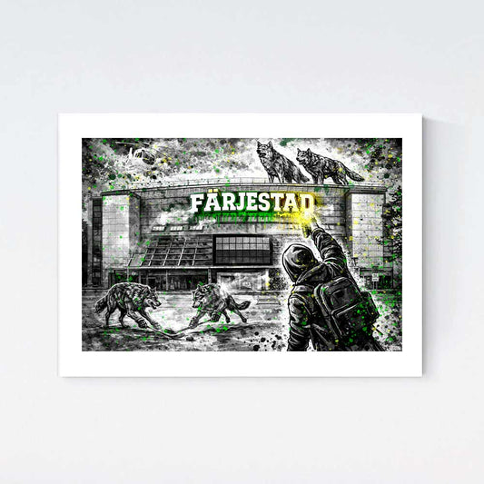 Färjestad Wolf Ishockey Poster