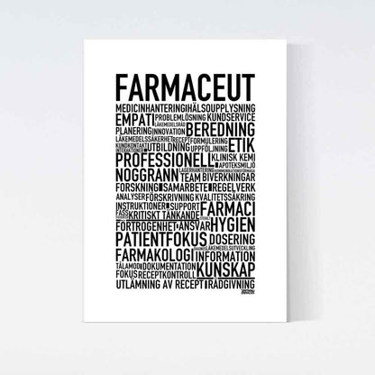 Farmaceut Text Poster