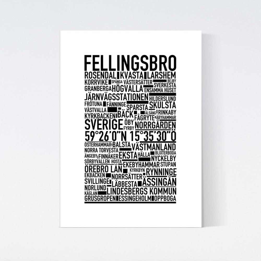 Fellingsbro Text Poster
