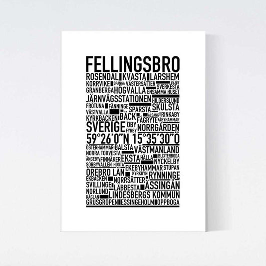 Fellingsbro Text Poster