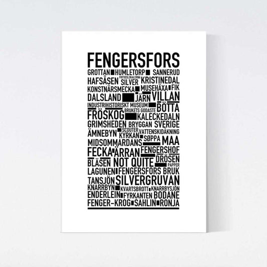 Fengersfors Text Poster