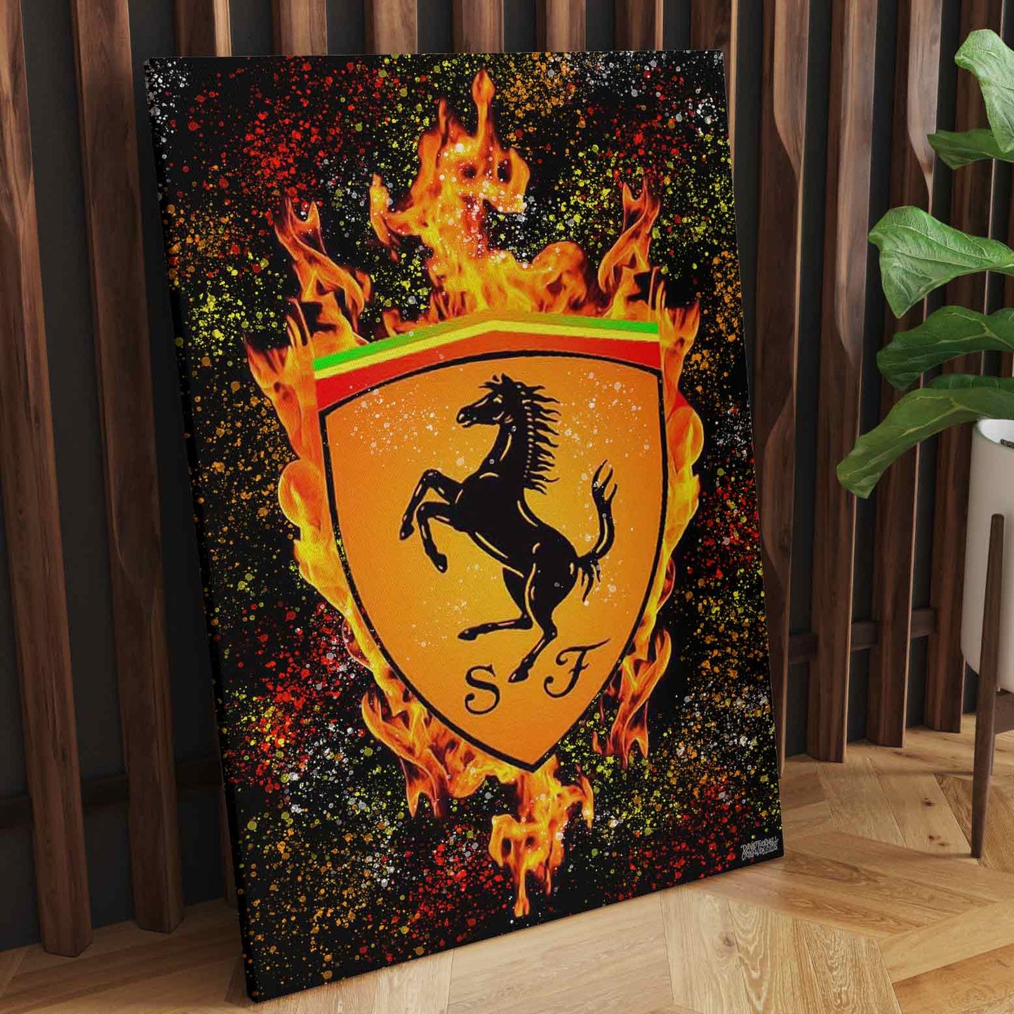 Ferrari Art Canvas