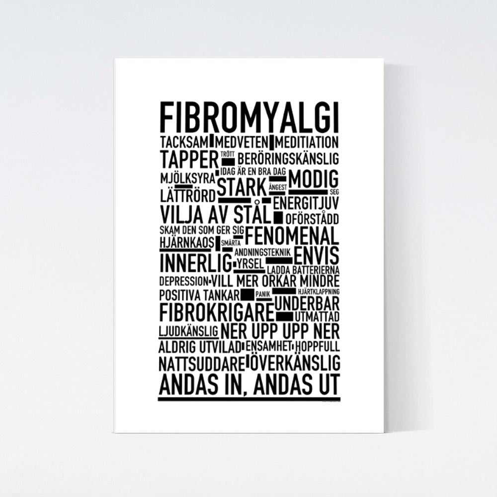 Fibromyalgi Text Poster