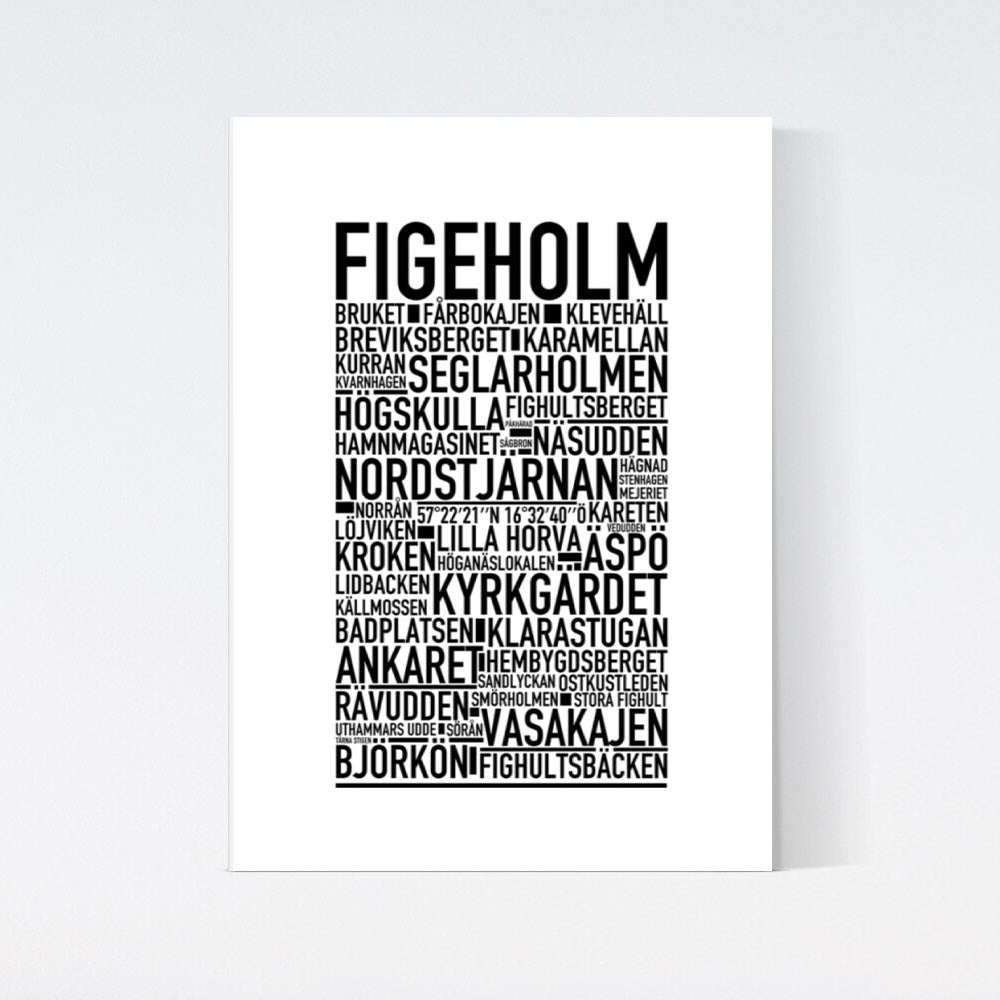 Figeholm Text Poster