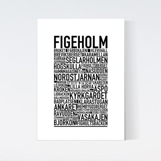 Figeholm Text Poster