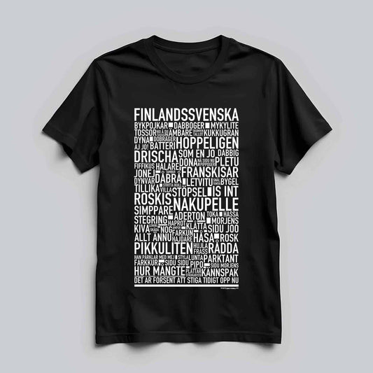 Finlandssvenska Dialekt Text T-shirt