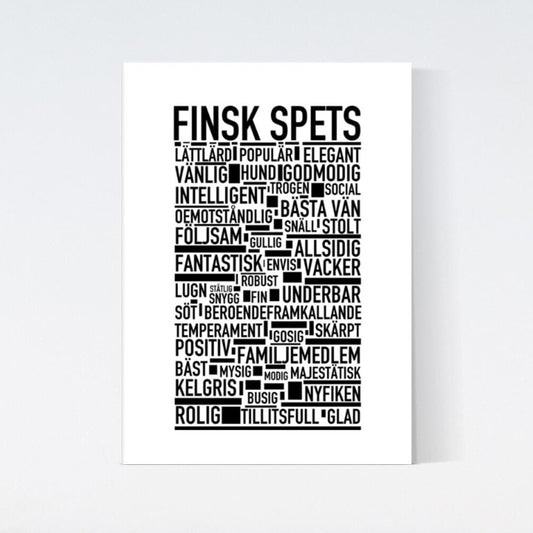 Finsk Spets Text Poster