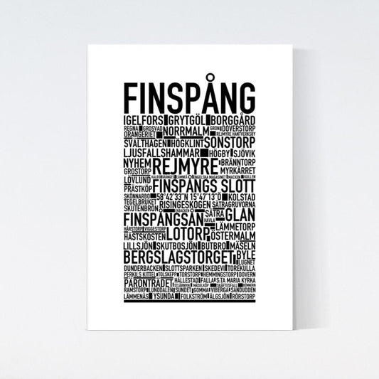 Finspång Text Poster