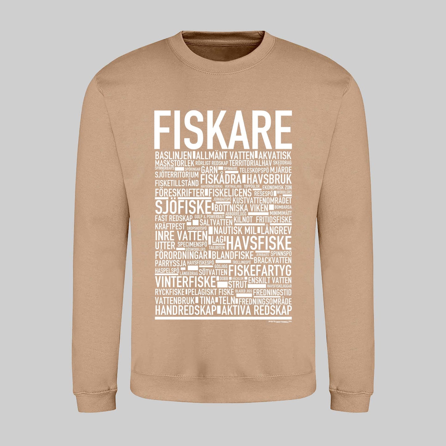 Fiskare Text Sweatshirt