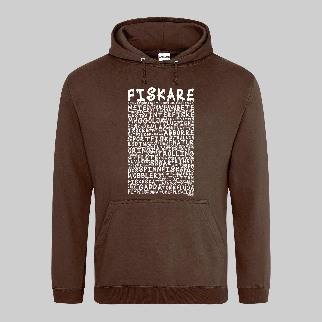 Fiskare Graffiti Text Hoodie