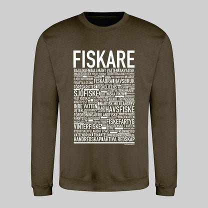 Fiskare Text Sweatshirt