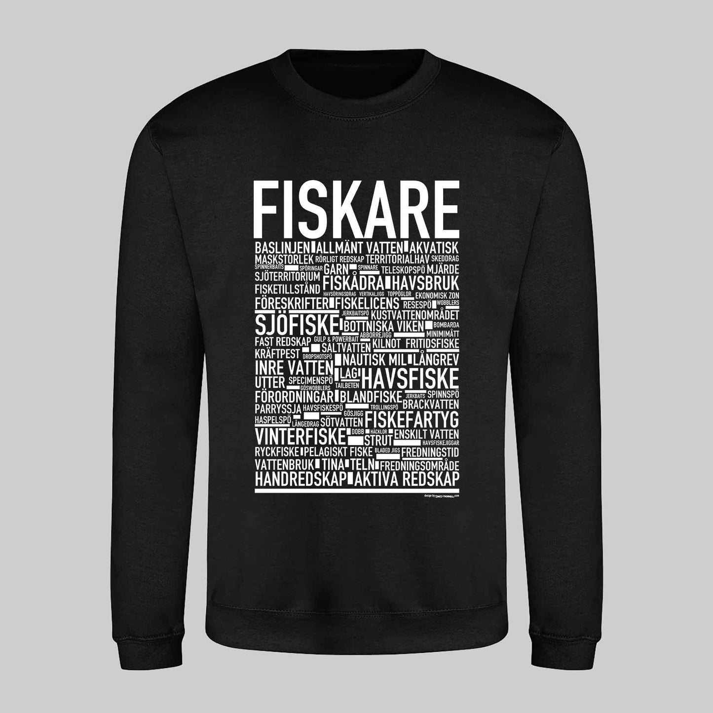 Fiskare Text Sweatshirt