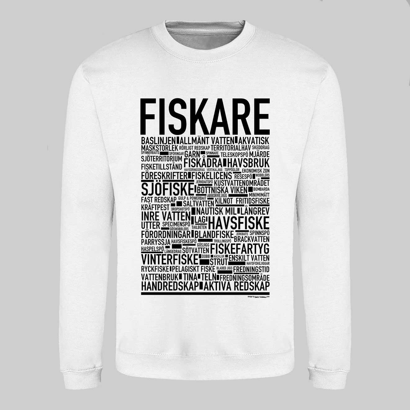 Fiskare Text Sweatshirt