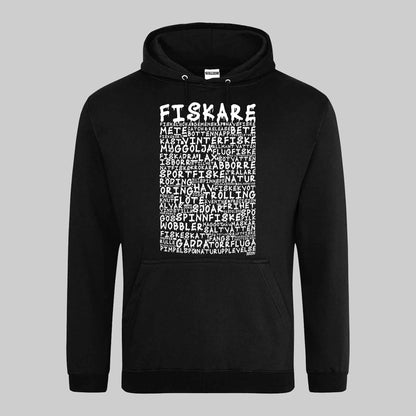 Fiskare Graffiti Text Hoodie